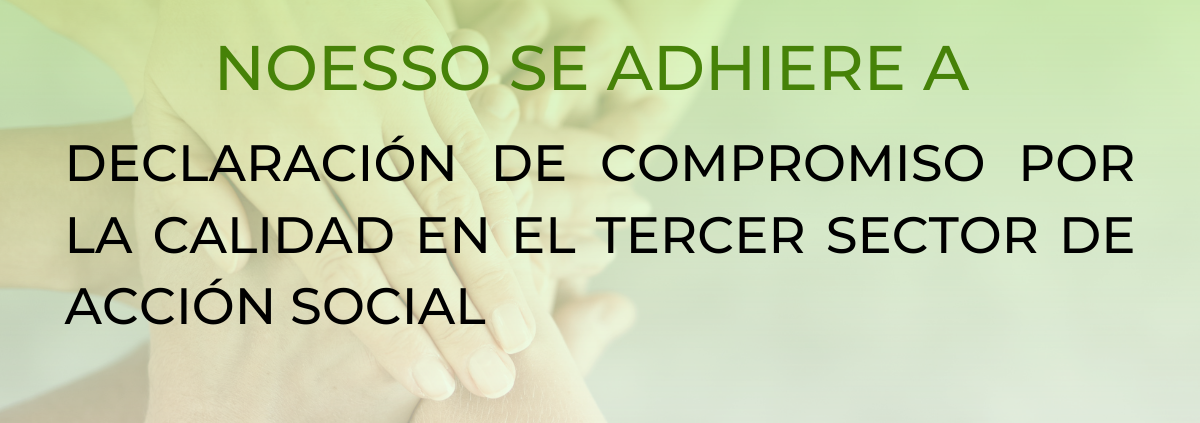 ADHESION DECLARACION DE COMPROMISO POR LA CALIDAD DEL TERCER SECTOR DE ACCION SOCIAL